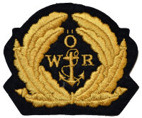 Kappenemblem Stoff bestickt